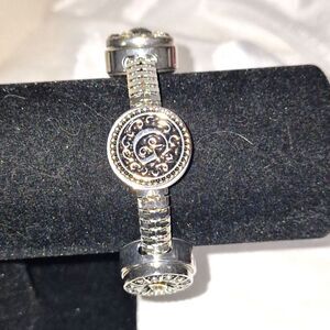 A Women's Bracelet Chunky Whimsigoth Fairy Core Station Rhinestone Costume